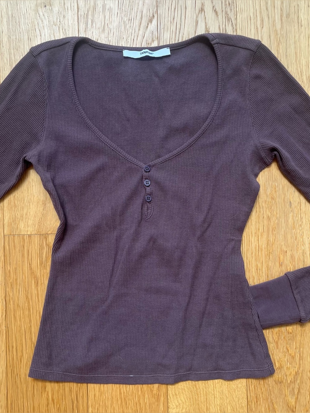 Tankair Buttons Thermal Top - Raisin